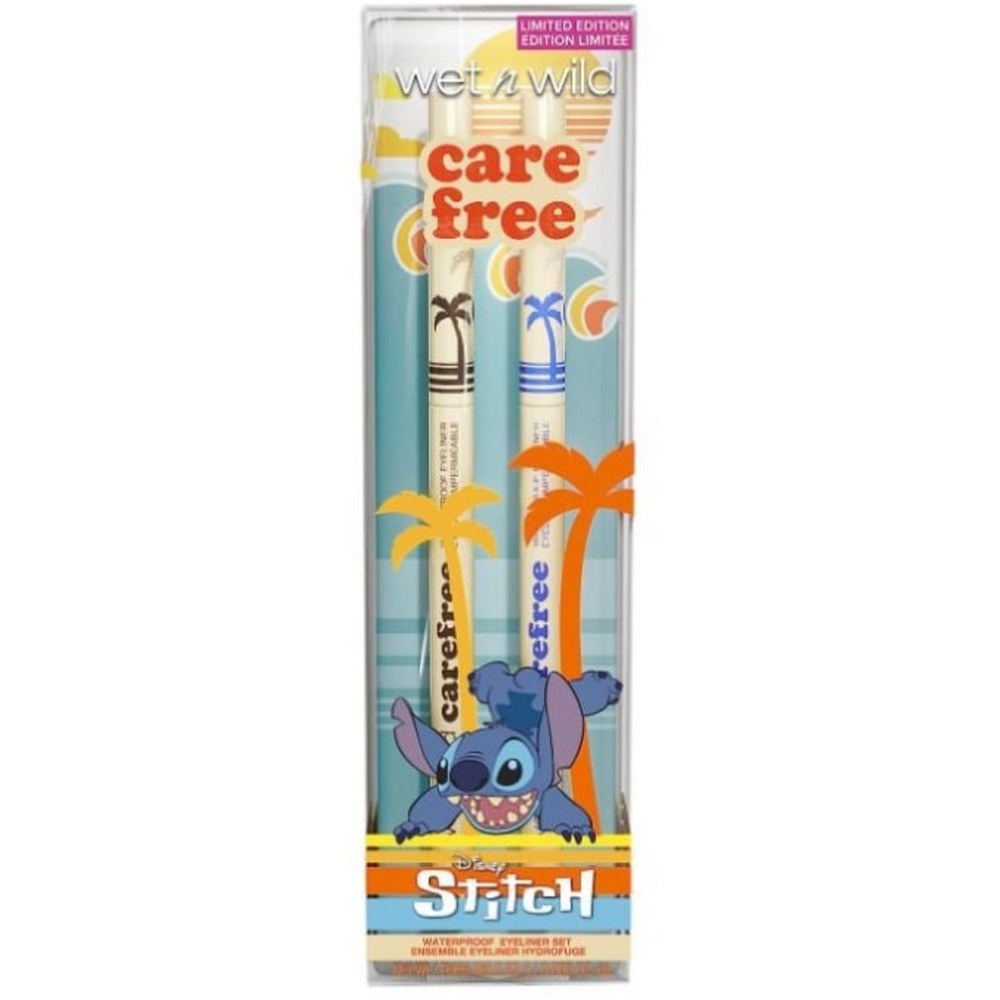 wet n wild Disney Lilo And Stitch Carefree Waterproof Eyeliner 2-Piece Set